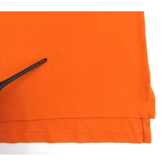 Polo Ralph Lauren Polo Shirt XL Orange Custom Fit Green Pony Logo Short Sleeve - Picture 14 of 15